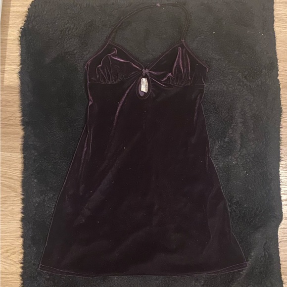 LA SENZA SMALL PUEPLE VELVET DRESS - Picture 3 of 5